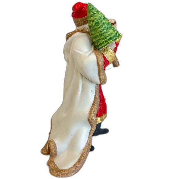 Vintage 1991 Lenox Porcelain International Santa Collection Kris Kringle EUC 9" - Picture 6 of 13